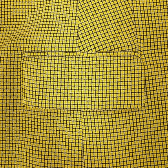 Wilfred (Aritizia) | Margaux Blazer | 00 | Yellow Check Pattern | Double Breast - Picture 3 of 15